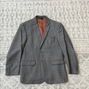 Jos. A. Bank Charcoal Blazer with Brown Lining